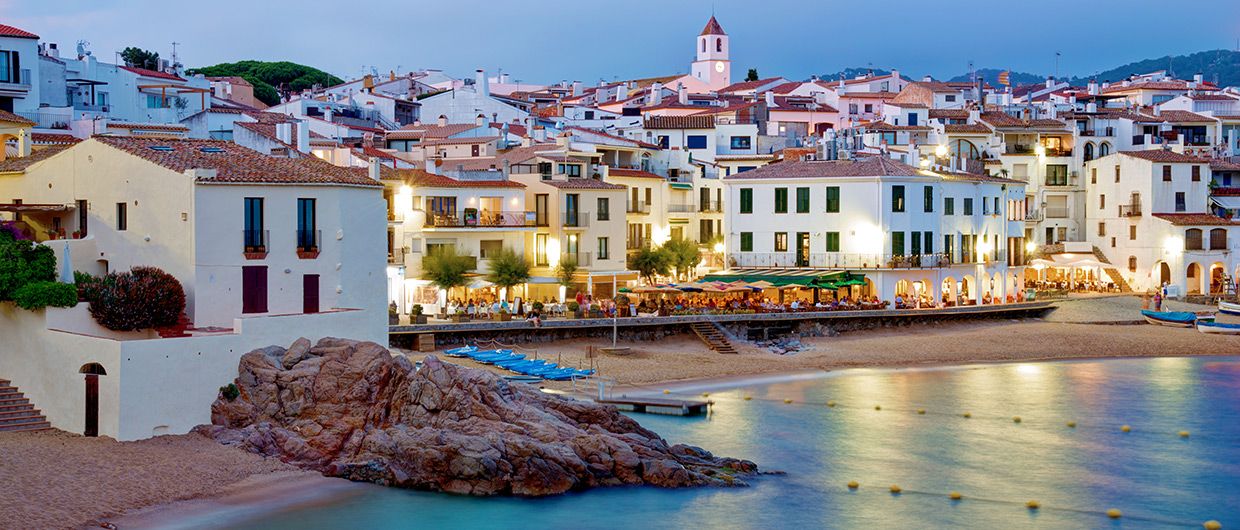 Calella de Palafrugell on the Costa Brava.